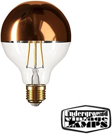 Amazon Com Led Lamp Globe D 95 Copper Half Sphere E27 7w 2700k 806lm Clear Dimmer Home Improvement