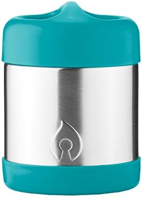 FIREKI 10 oz Food Canister | Vacuum Insulated Food Jar (Teal)