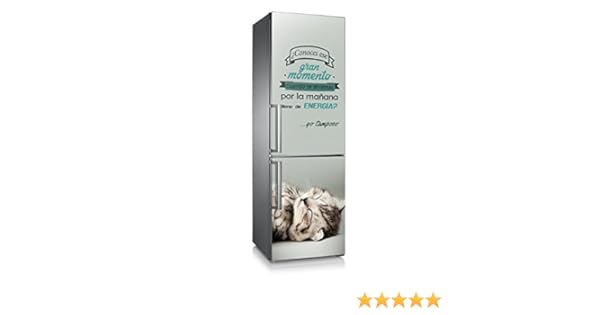 Vinilo para nevera | Stickers Fridge | Pegatina Frigo | Gato Relax ...