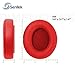 Studio 2 Memory Foam Ear Pads - Protein Leather Replacement Parts Ear Cushion Cover Earpads Ear Cups for Beats Studio 2.0 Wired/Studio 2.0 Wireless B0500 / B0501 Headphone - Red