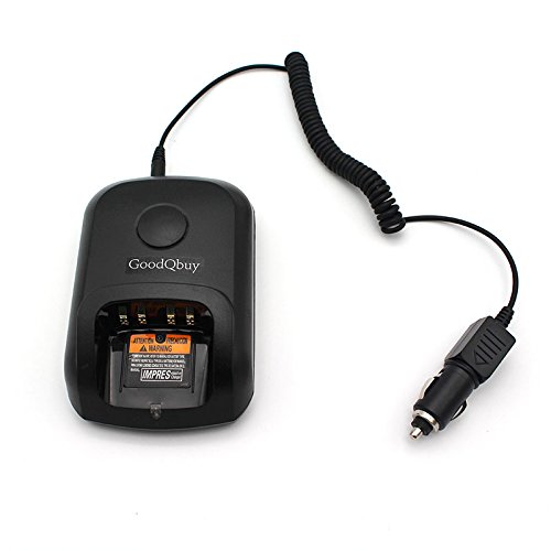 GoodQbuy Ni-MH Ni-CD Li-ion 12V/24V Battery Charging Dock DC Adapter Car Charger For Motorola Radios XPR-6300 XPR-6550 XiR P-8200 DP-3600 XPR6580 XPR6380 XIRP8260 XPR6500