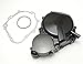 HTTMT MT313-002B+GA Compatible with Suzuki GSXR 600/750 2006-2013 Engine Stator Cover Black Left w/Gasket