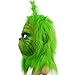 Lepy Grinch Deluxe Mask Green Full Head for Christmas