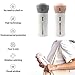 2 Pieces 4 in 1 Travel Dispenser, CHIVENIDO Lotion Shampoo Gel Travel Dispenser Bottle Sets Shower Bottles Refillable Travel Bottles for Makeup Travel Supplies