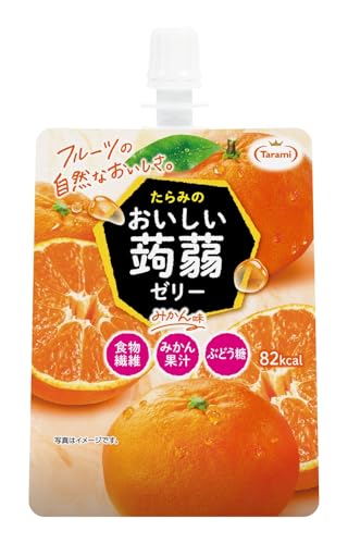 たらみ おいしい蒟蒻ゼリー みかん味 150g（1箱 6個入）