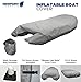 Newport UV Resistant Inflatable Dinghy Boat Cover, Grey, 11-12-Feet