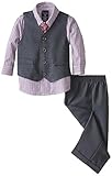 Nautica Baby Boys' Birdseye Vest Set, Navy, 18 Months