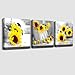 canvas wall art for bedroom Simple Life Black and white yellow sunflower artwork Wall Decor 12