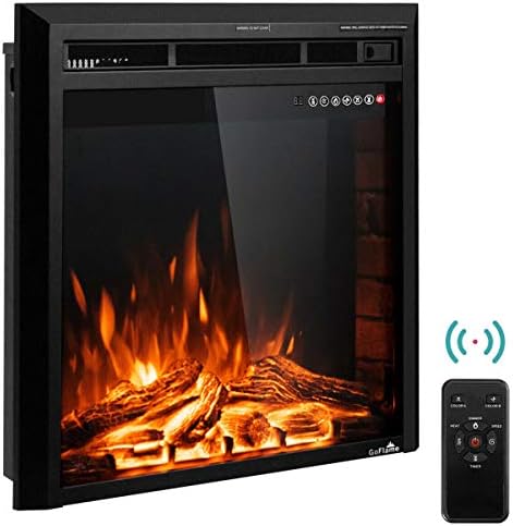 Global Supplies GS-10671 26" 750W-1500W Fireplace Electric Embedded