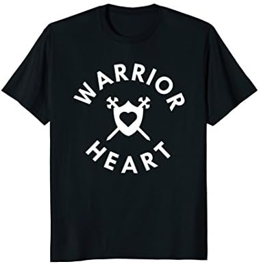 Warrior Heart Uplifting Kickboxing Boxing Quote T-Shirts