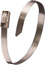Gardner Bender 45-312SS Stainless Steel Cable Tie, 11 Inch., 100 lb. Tensile Strength, Wire / Cord Management Industrial and Household Use, Metal Zip Tie, 10 Pk.