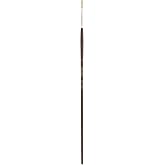 Silver Brush Limited Silverstone Flat Oil Paintbrush, Size 2, Long Handle | Stiff Flagged Hog Bristle, Superb Paint Absorbency, Lightly Textured Square-Edged Strokes, Easel Painting