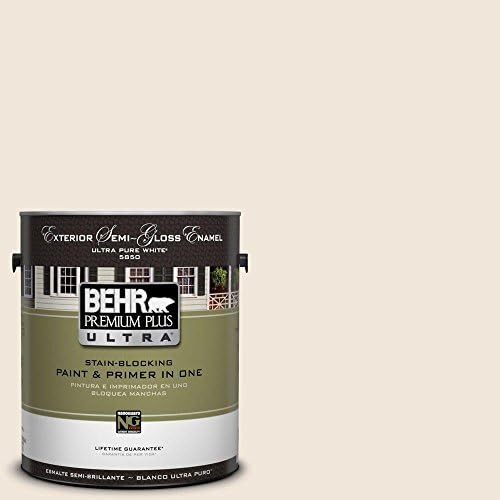 1-Gal. #UL130-13 Ballet White Semi-Gloss Enamel Exterior Paint