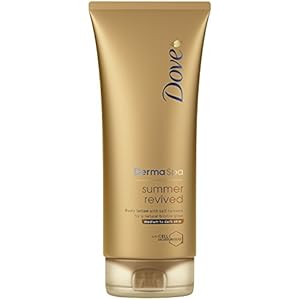 Dove Summer Revived Medium to Dark Gradual Tanning Lotion For a Sun-Kissed Glow Self Tan Body Lotion Tanning Lotion For…