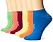 Under Armour Women's Liner No-Show Socks (6 Pairs), Brights/Assorted Colors, Medium
