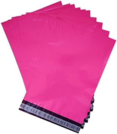 The Red P - 100 9x12 POLY MAILERS SHIPPING MAILING ENVELOPES BAGS 9" x 12" (HOT PINK)