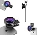 Syntus 0.45X Wide Lens and 12.5X Macro Lens Attachment Clip-on Cell Phone Camera Lenses Kit for iPhone 7 6s 6 5s, Samsung Galaxy, Android Smartphones