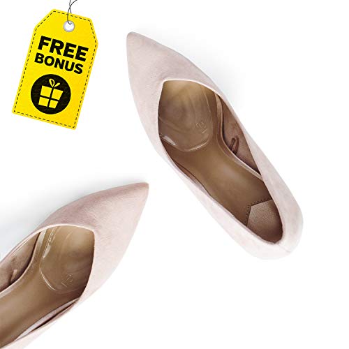 WALKINGLY Set of Metatarsal Pads (2 Count) - Soft Gel Ball of Foot Cushions for Rapid Pain Relief for Women & Men - Mortons Neuroma Callus Metatarsal Foot Bunion Forefoot Cushioning Relief - Thumbnail 5