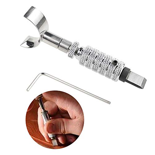 Aiskaer® Leather Cutting Tool Deluxe Stainless Adjustable Swivel Knife (6732799319820)