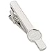 Dannyshi Men Tie Clip 2.1 Inch Silver plated Stainless 26 Letters A-Z + Gift Box (Silver-D)