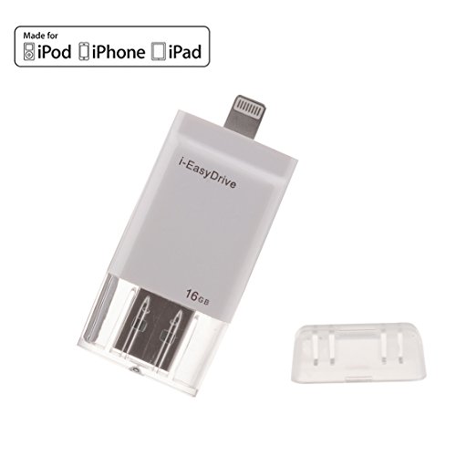 iPhone Flash Drive 16GB Lightning USB Memory Stick [Apple MFI Certified] Expansion Storage iDrive for iPhone Plus iPod iPad Macbook IOS Device