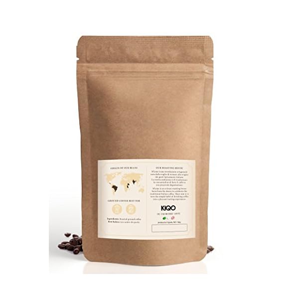 KIQO Aroma 250g Espresso aus Italien | in schonenden Kleinstchargen geröstet | 65% Arabica & 35% Robusta Bohnen (250g… – Bild 3