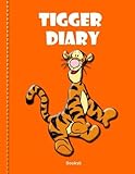 Tigger Diary Books6: Diary Journals, NoteBook ,Format,& write Diary ,Book Gift,100 Pages 8.5x11 inches, Writing Sketching Paperback