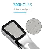 Shower Head Quality Bathroom Rainfall 300 Hole Water Saving Flow With Chrome ABS Rain Shower Head High Pressure Boost