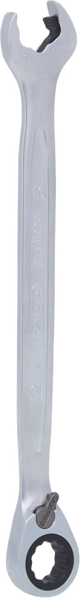 KS Tools 503.5910 Ratchetcombination Wrench 10mm Revwith Ratchet Function On Open Side