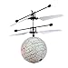 GOODCULLER RC Flying Ball,Hand Flying UFO Ball Drone Helicopter Ball Built-in Shinning LED Lighting Flashing Light Aircraft Helicopter Induction Toy Electronic Light-Up Toys for Kids Teenagers