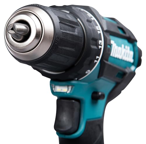 Makita DDF482RFJ Cordless Drill 18 V / 3.0 Ah, 2 Batteries and Charger in MAKPAC Black, Blue