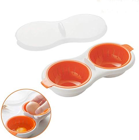 Magneticspace Perfect Poach-Microwavable Poacher，New Creative Kitchen Double Layer Boiled Egg Tool (1Pack), 1