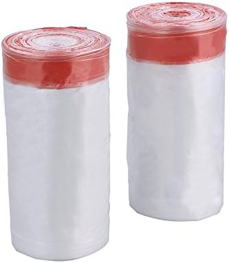 Pekky 3 Gallon Small Drawstring Trash Bags, Clear (120 Counts/3 Rolls)