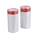 Pekky 6 Gallon Drawstring Trash Bags, Clear (120 Counts/2 Rolls)