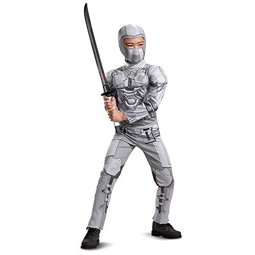 Storm Shadow Costume for Kids, Official GI Joe Costume with Muscles and