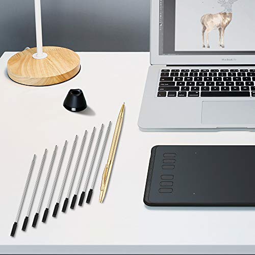 Unibene Cross Compatible Ballpoint Pen Refills 20 Pack, 1.0mm Medium Point-Black, Smooth Writing Replaceable German Ink Refill - Thumbnail 4