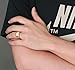 Adisaer Stainless Steel Rings for Men Gold and Diamond Promise Band Ring Cz Size 11