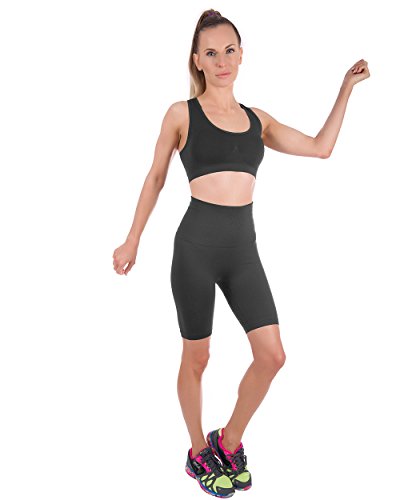 image for Homma Women's Tummy Control Fitness Workout Running Bike Shorts Yoga S