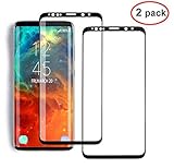 YRMJK [2 Pack] Galaxy S9 Screen Protector,3D Curved Dot Matrix Full Screen[Anti Fingerprint][No Bubbles] Compatible Galaxy S9 Tempered Glass Screen Protector (5.8