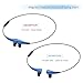 Vtin Bluetooth Headphones V4.1 Magnetic Headsets Noise Cancelling Earphones with Mic for iPhone SE 6s 6s plus and Android Phones-Blue