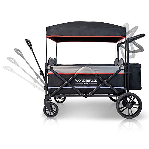 WONDERFOLD X4 MultiFunction Pull & Push 4 Passenger Quad Stroller
