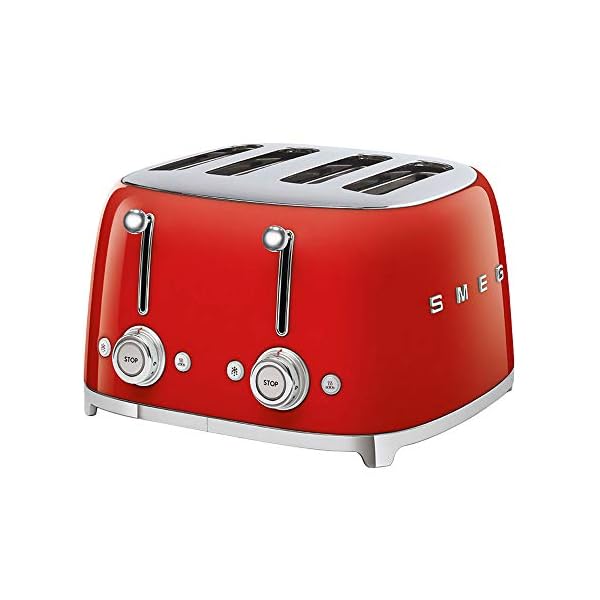 Smeg Tostadora TSF03RDEU · Imp de Italia 220v | Rojo