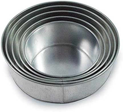 Set of 5 Tier Round Multilayer Birthday Wedding Anniversary Cake Tins/Pans/Mold (Mould) by Hufsy