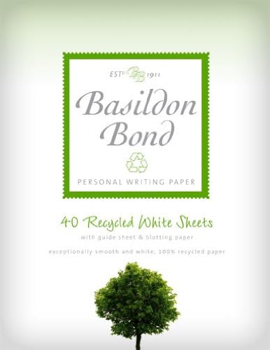 Basildon Bond Recycled Duke Writing Pad White - Pack of 6