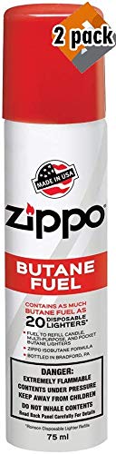 Zippo Butane Fuel, 42 Gram Packaging May Vary. – 2 Pack