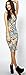 Summer Floral Printed Sleeveless Slim Fit Midi Sheath Tank Sun Dress M