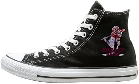 JHGG Harley Quinn High Top Sneakers Canvas Shoes Slip-On Casual Sneaker Hot Dance Unisex Style Size 37