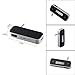 ECRAB FM Transmitter in-car Wireless Audio Adapter for iPad iPhone Samsung Sony Tablet MP3/MP4 Players Android, Mini FM Modulator with Built-in 3.5mm Aux Port