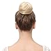 SARLA Ballet Bun Extensions Chestnut Brown Synthetic Drawstring Updo Hair Bun Hair Piece for Women Girls Lady Donut Chignon
