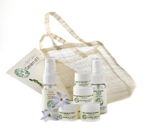 Garden of Eve Face Care Sampler Kit -Clearly Lovely - Acne Prone/Combination Skin/Sensitive (non-comedogenic)(Certified Organic Ingredients) Fragrance-Free (No synthetic ingredients)